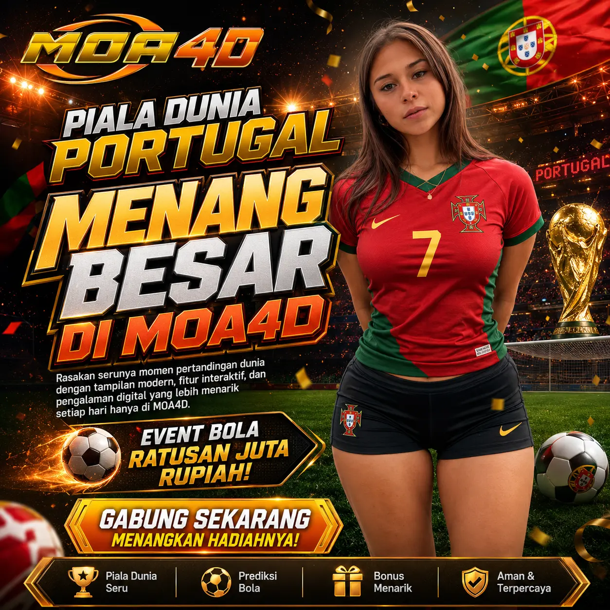 MOA4D | Platform Taruhan Bola dan Togel Discount dengan Akses Praktis